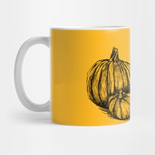 Thanksgiving Pumpkins Print Mug